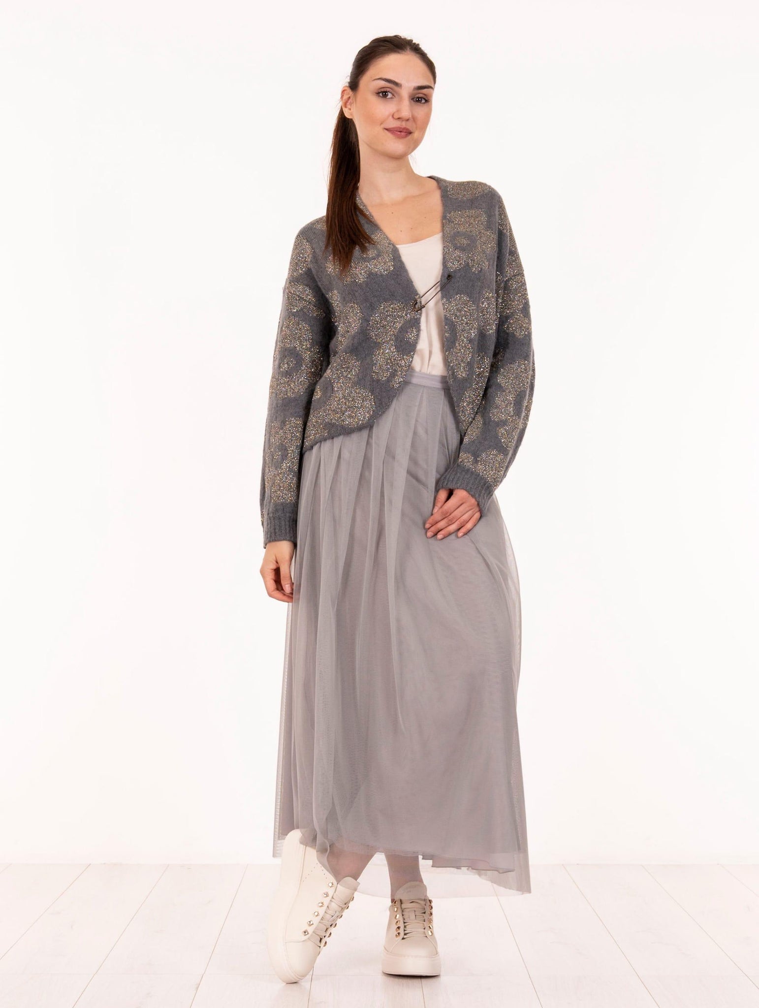 Gonna Alpha Studio in Tulle Flanella AD-4750M2010 Alpha Studio