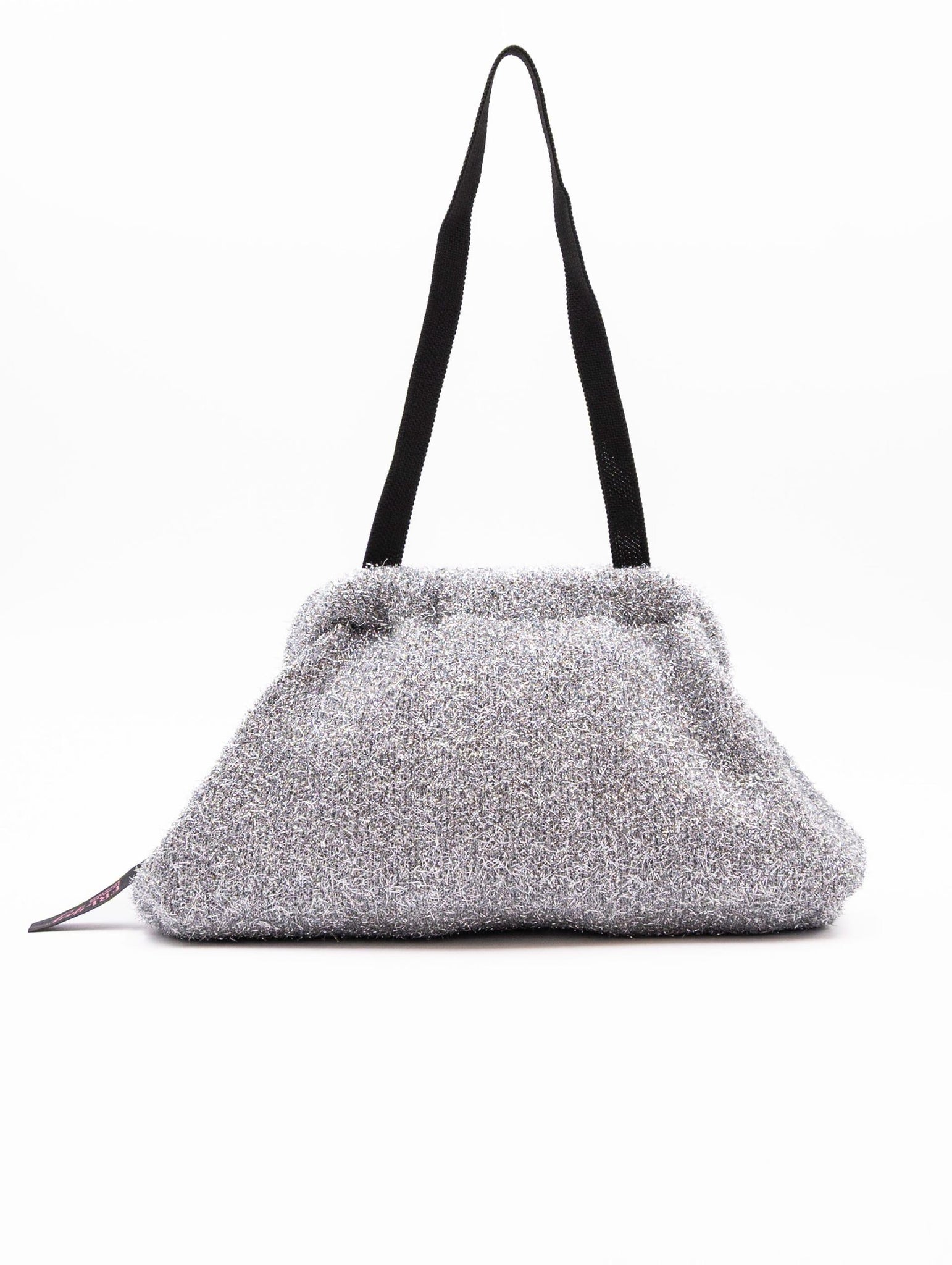 Clutch Fri-Yay in Fil Coupè Lurex Argento HB_1260LUREXFUR Fri-Yay