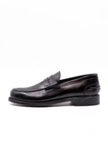 Ungefütterter College-Schuh Berwick 1707 Goodyear in halbglänzendem Schwarz