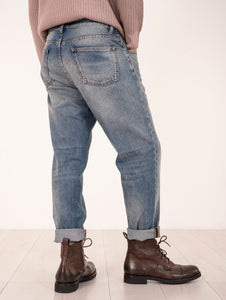 Jeans Lardini in Cotone Denim Medio