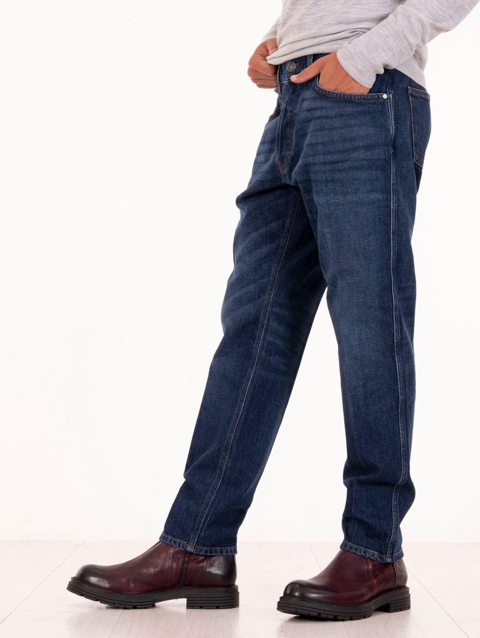 Jeans Lardini in Cotone Denim Scuro