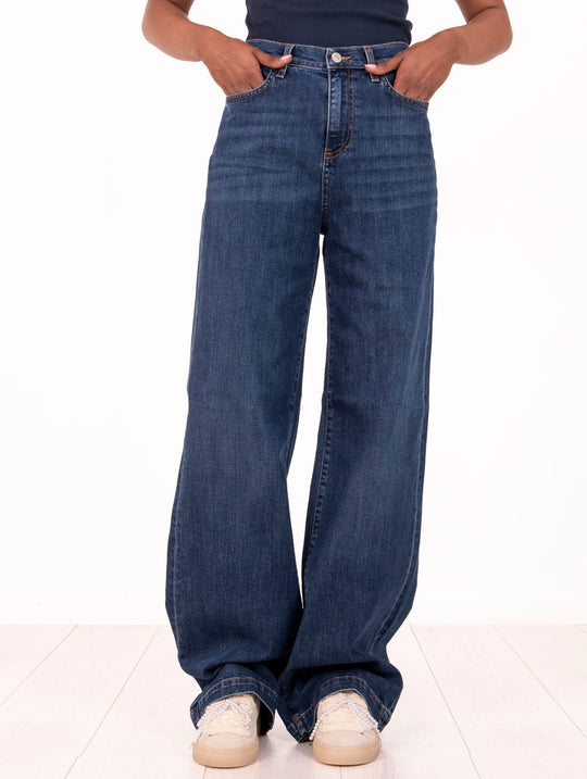 Jeans Marta Roy Roger's in Denim Scuro
