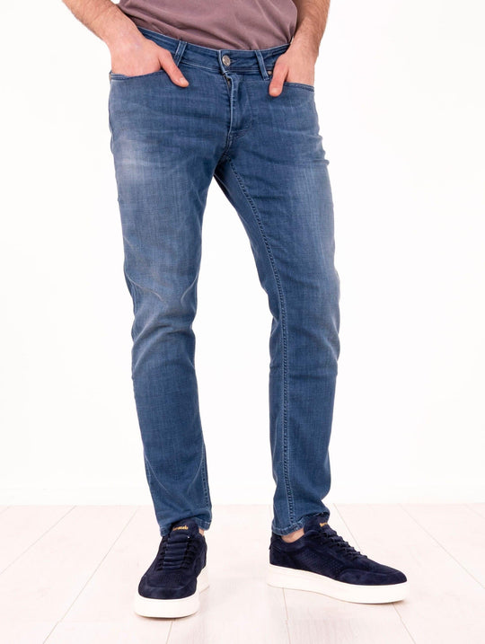 Jeans Re-Hash in Cootne e Lyocell Denim Medio