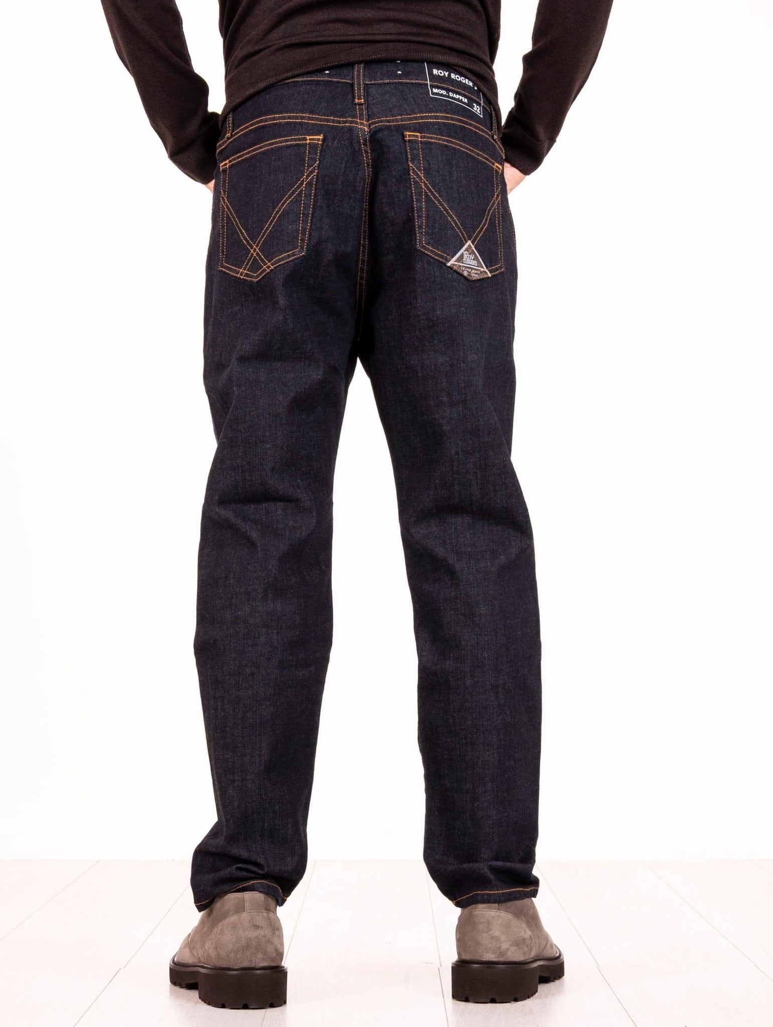 Jeans Roy Roger's Dapper Rinse Denim Scuro