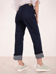 Jeans Ugo J-cube in Cotone Denim Scuro