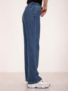 Jeans Wide Leg Zuta J-cube Denim Scuro