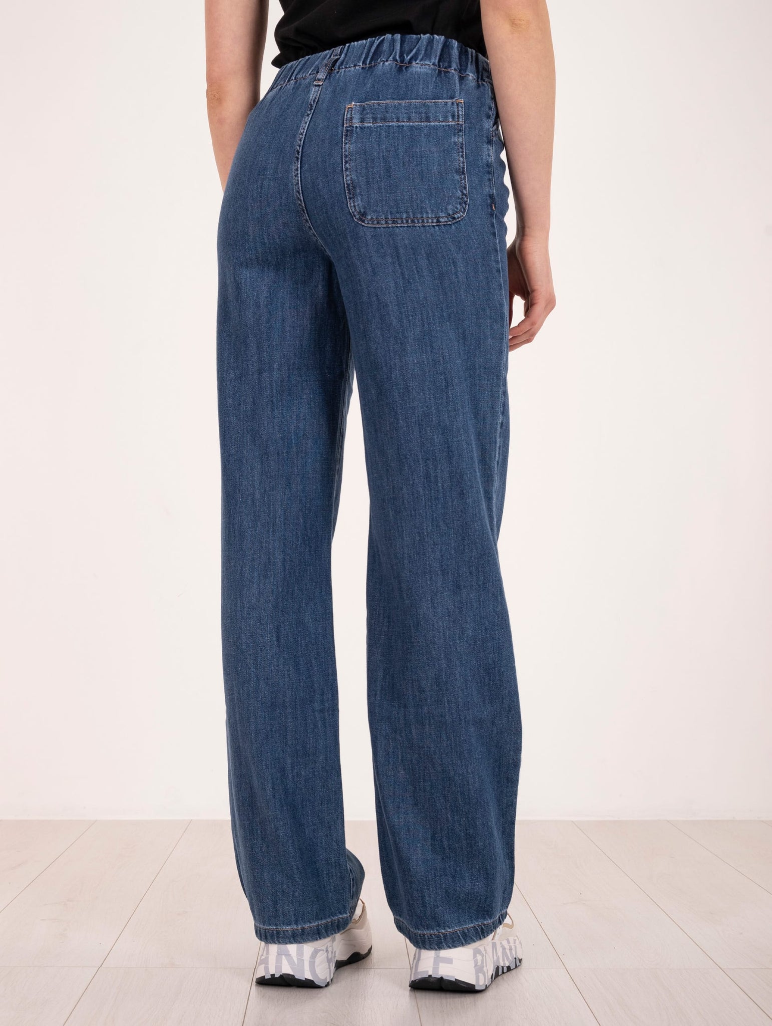 Jeans Wide Leg Zuta J-cube Denim Scuro