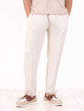 Jogger Chic Devore in Viscosa Latte