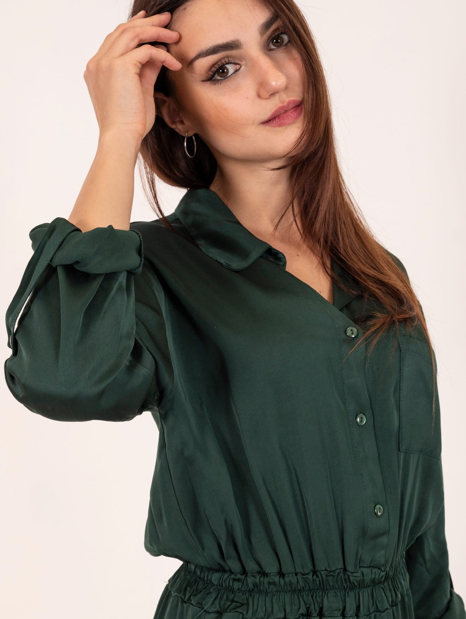 Jumpsuit Daniele Fiesoli in Viscosa Verde