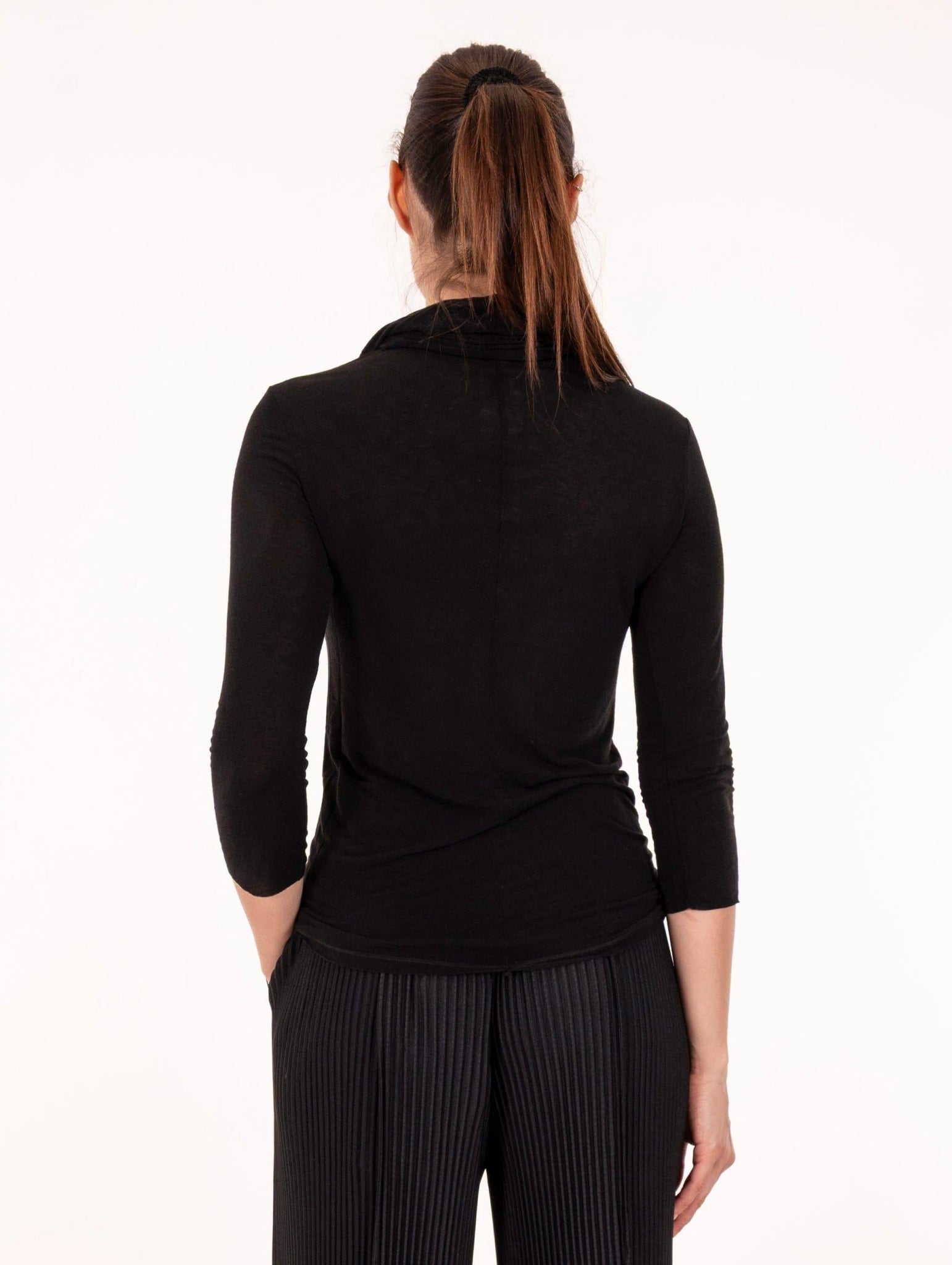 Maglia Alessia Santi in Jersey Nero