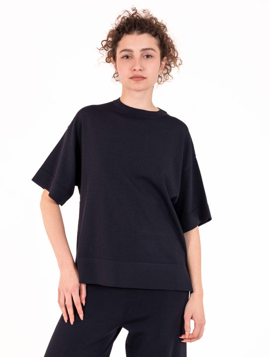 Maglia Alpha Studio Blu Notte