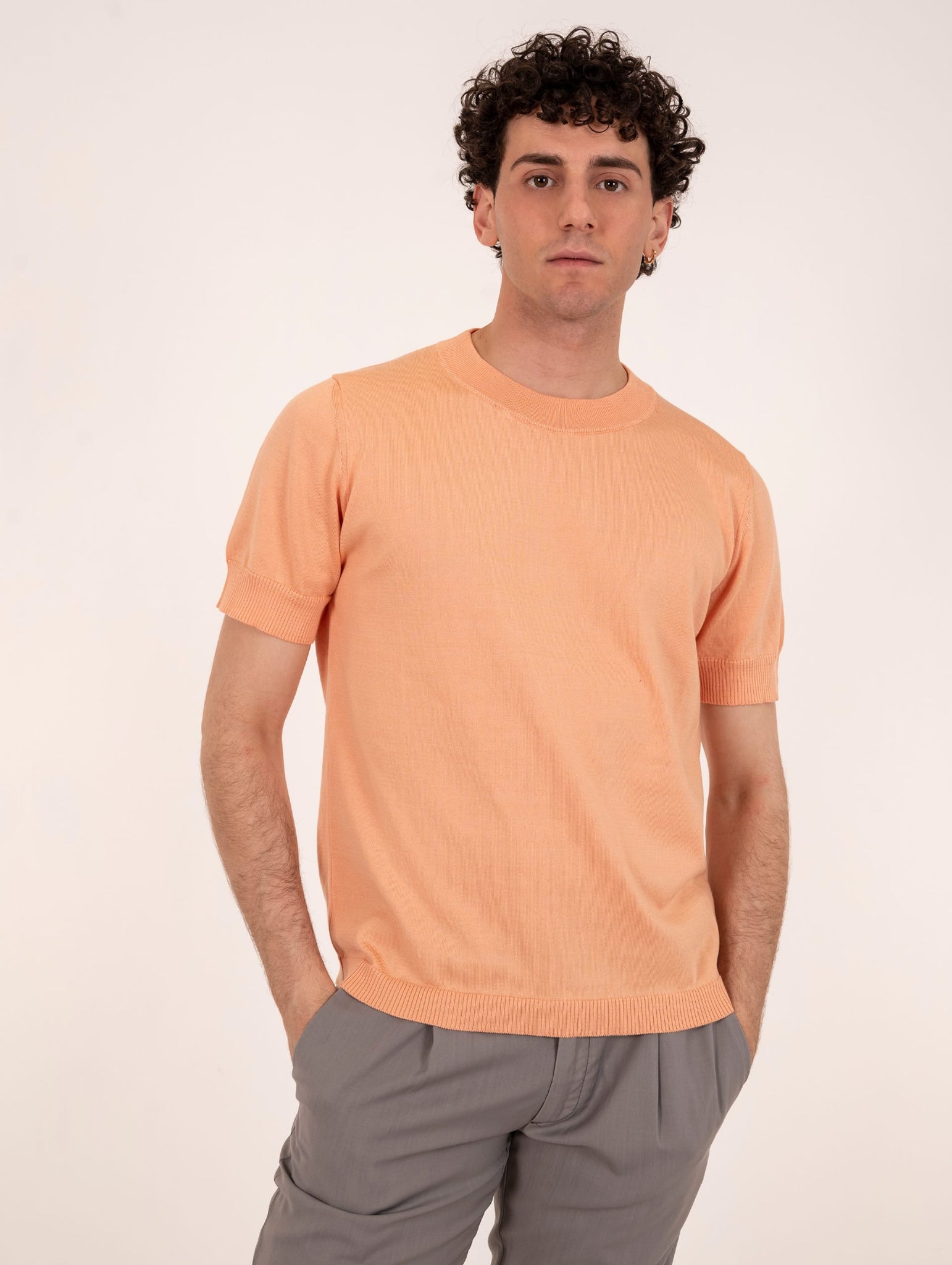 Maglia Eco Daniele Fiesoli in Cotone Melone