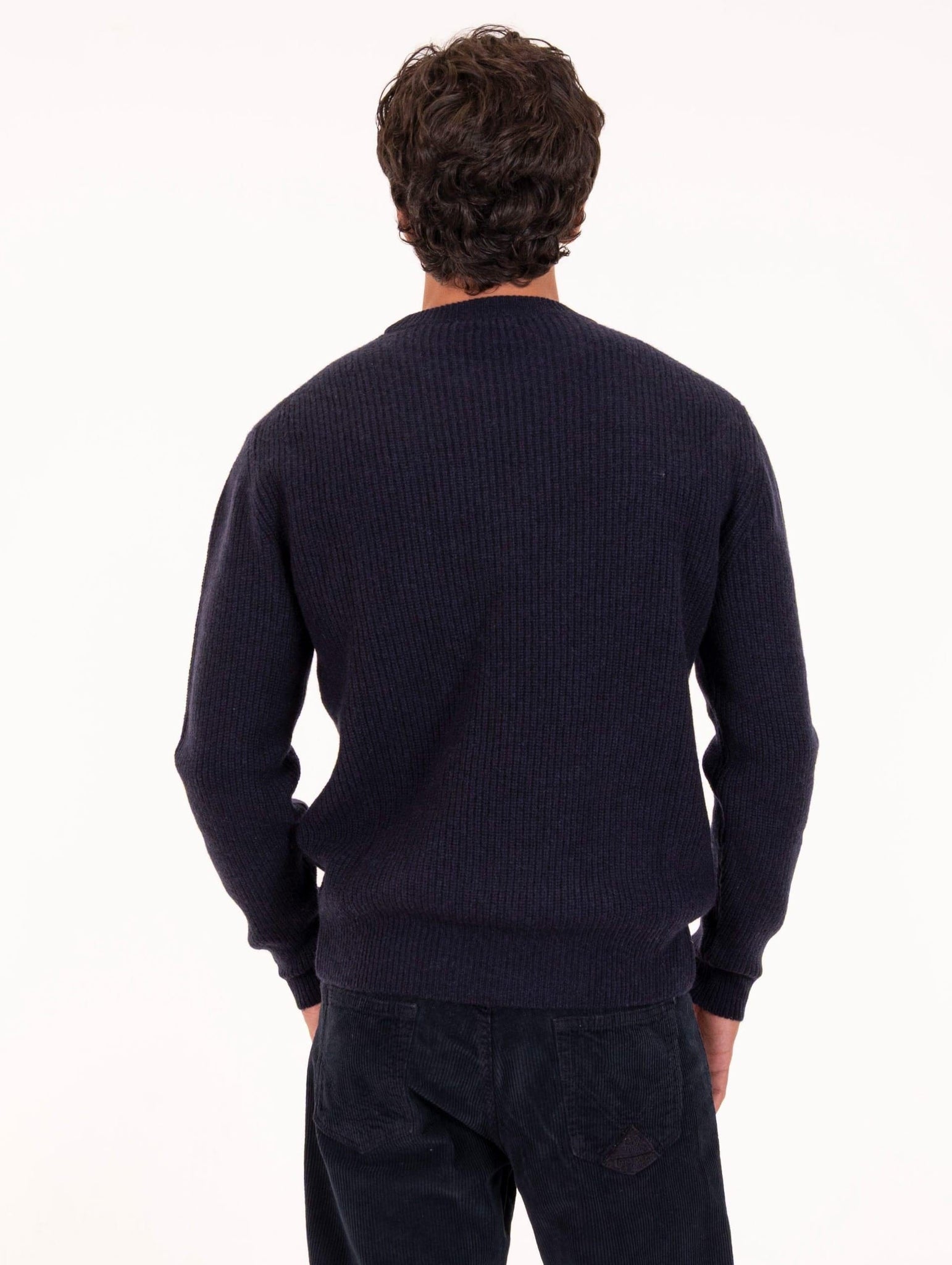 Maglia Girocollo Daniele Fiesoli  in Eco Cashmere Navy