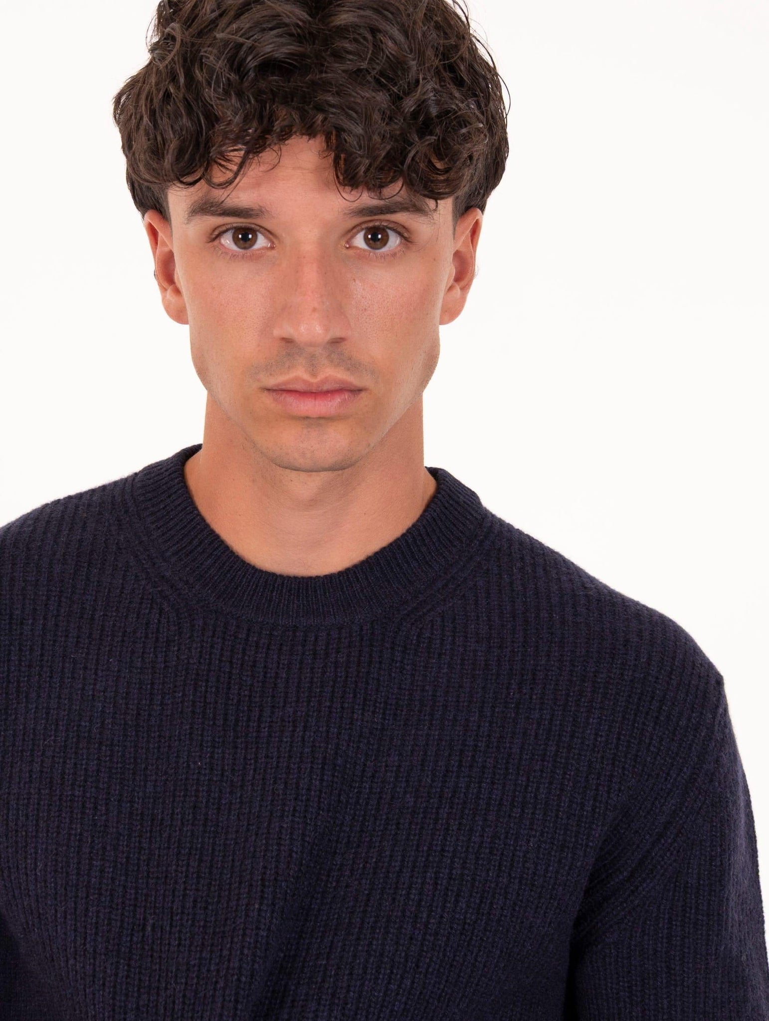 Maglia Girocollo Daniele Fiesoli  in Eco Cashmere Navy