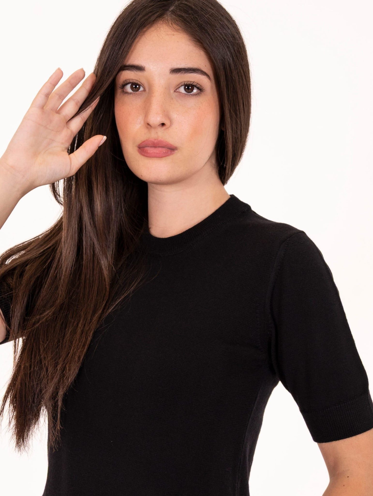 Maglia M/M Alpha Studio in Lana Merinos Nero