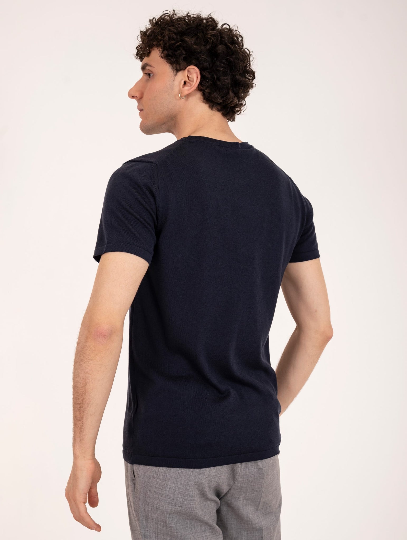 Maglia M/M Daniele Fiesoli in Mulberry Silk Blu