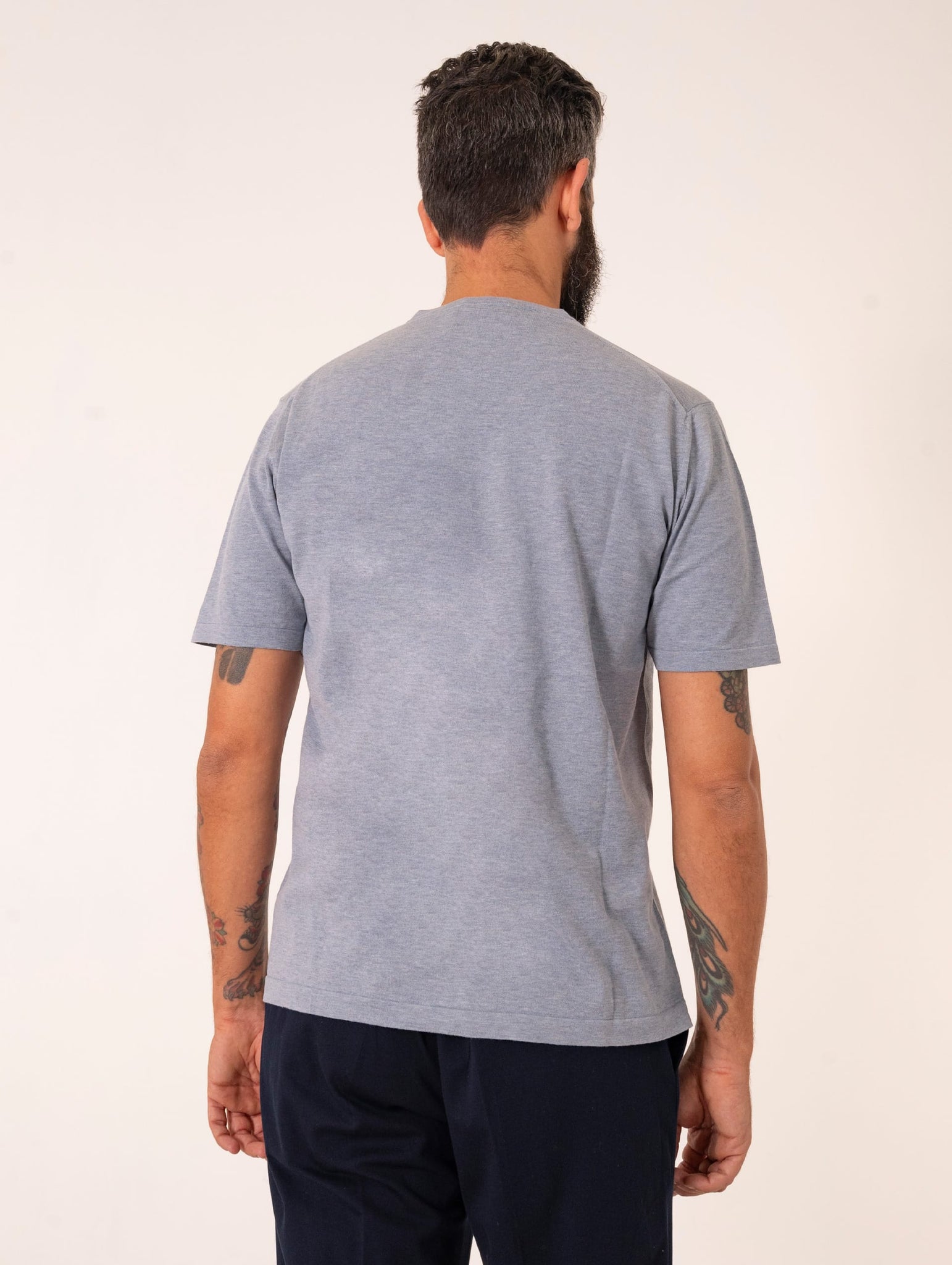 Maglia M/M Zanieri in Cotone Giza Chambray