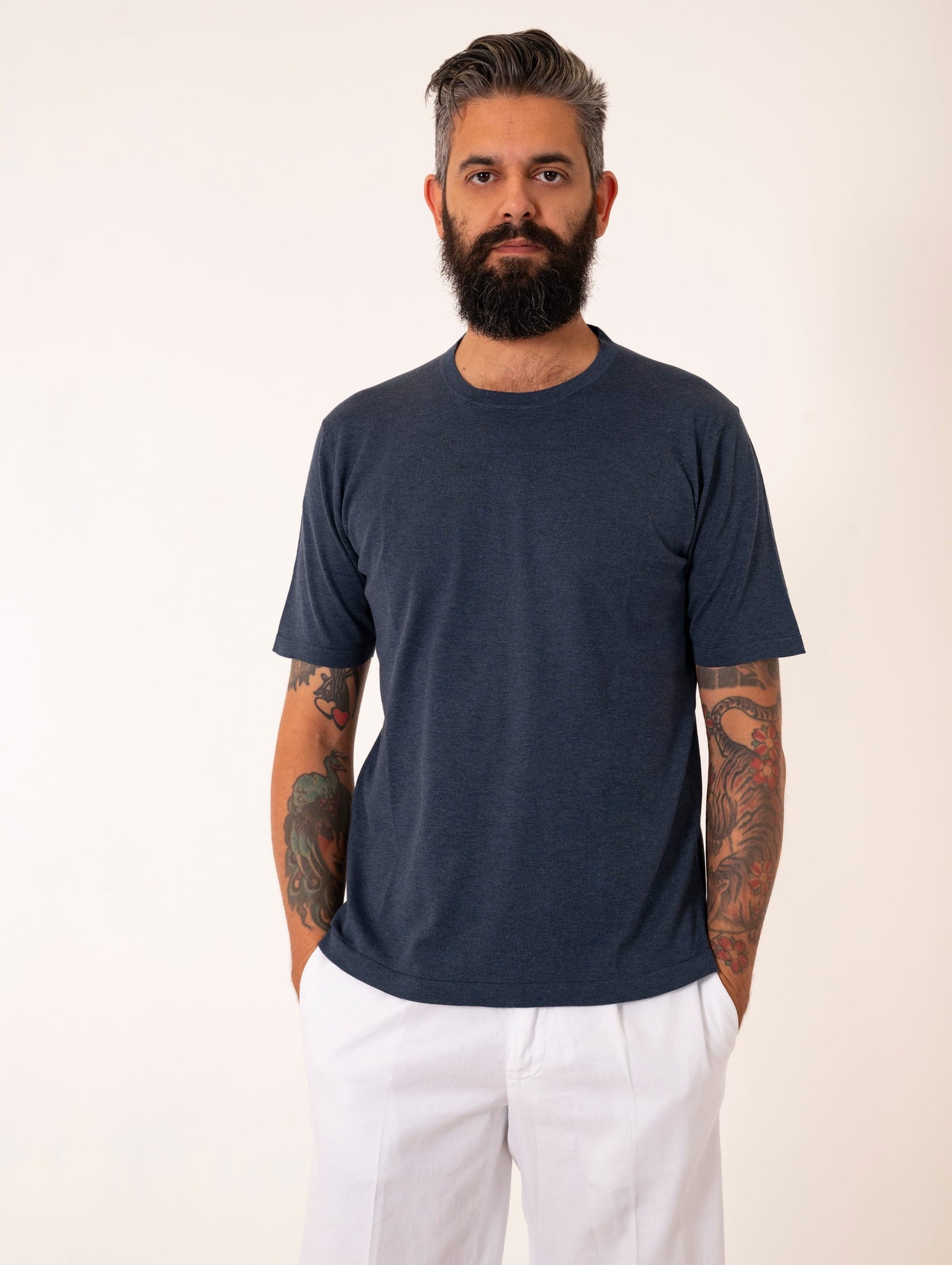 Maglia M/M Zanieri in Cotone Giza Jeans