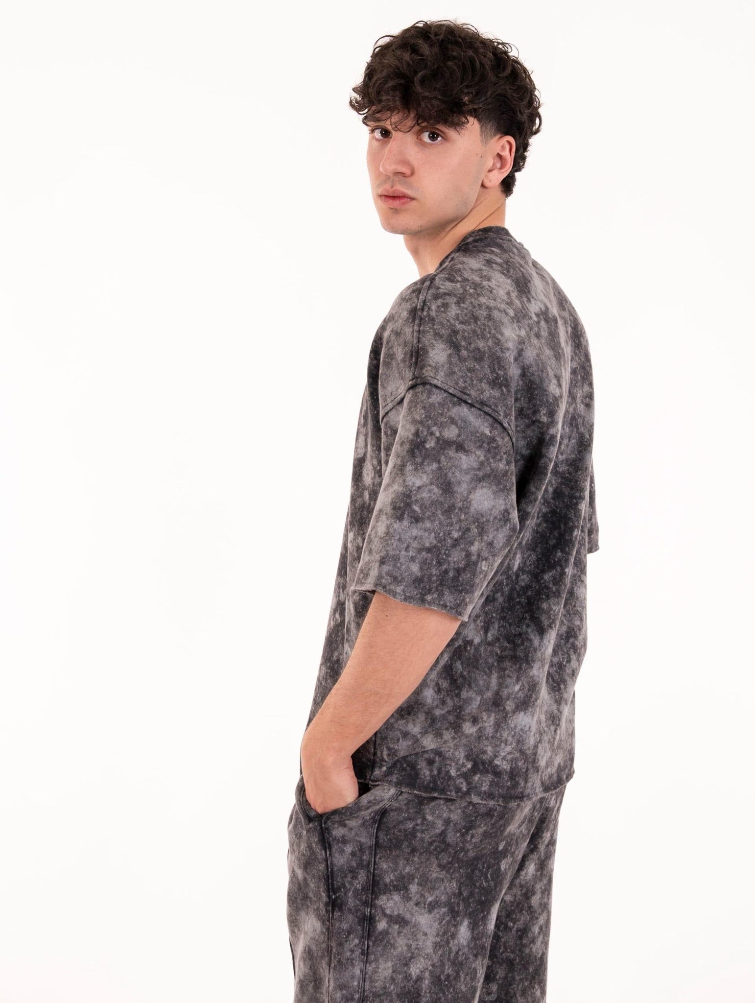 Maglia Roberto Collina in Cotone Antracite Melange