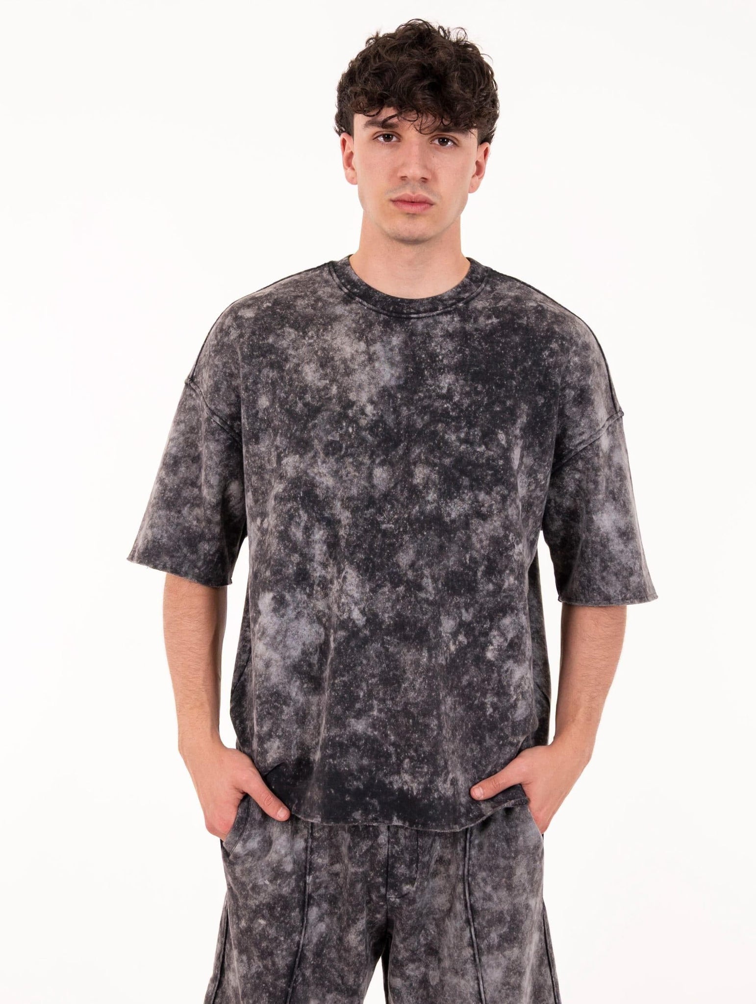 Maglia Roberto Collina in Cotone Antracite Melange