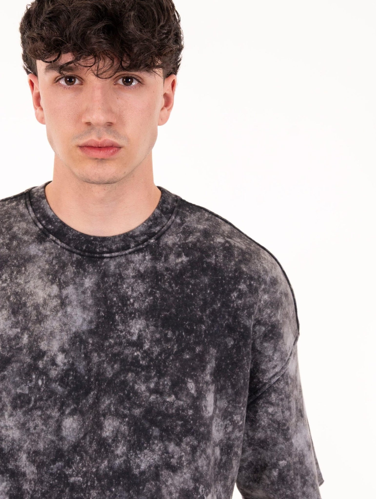 Maglia Roberto Collina in Cotone Antracite Melange