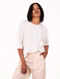 Maglia White Wise in Viscosa Bianca