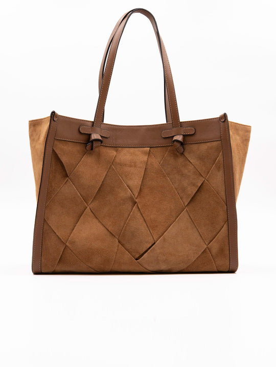 Marcella Gianni Chiarini in Suede Caramello