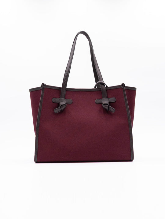 Marcella Medium Gianni Chiarini in Canvas Bordeaux