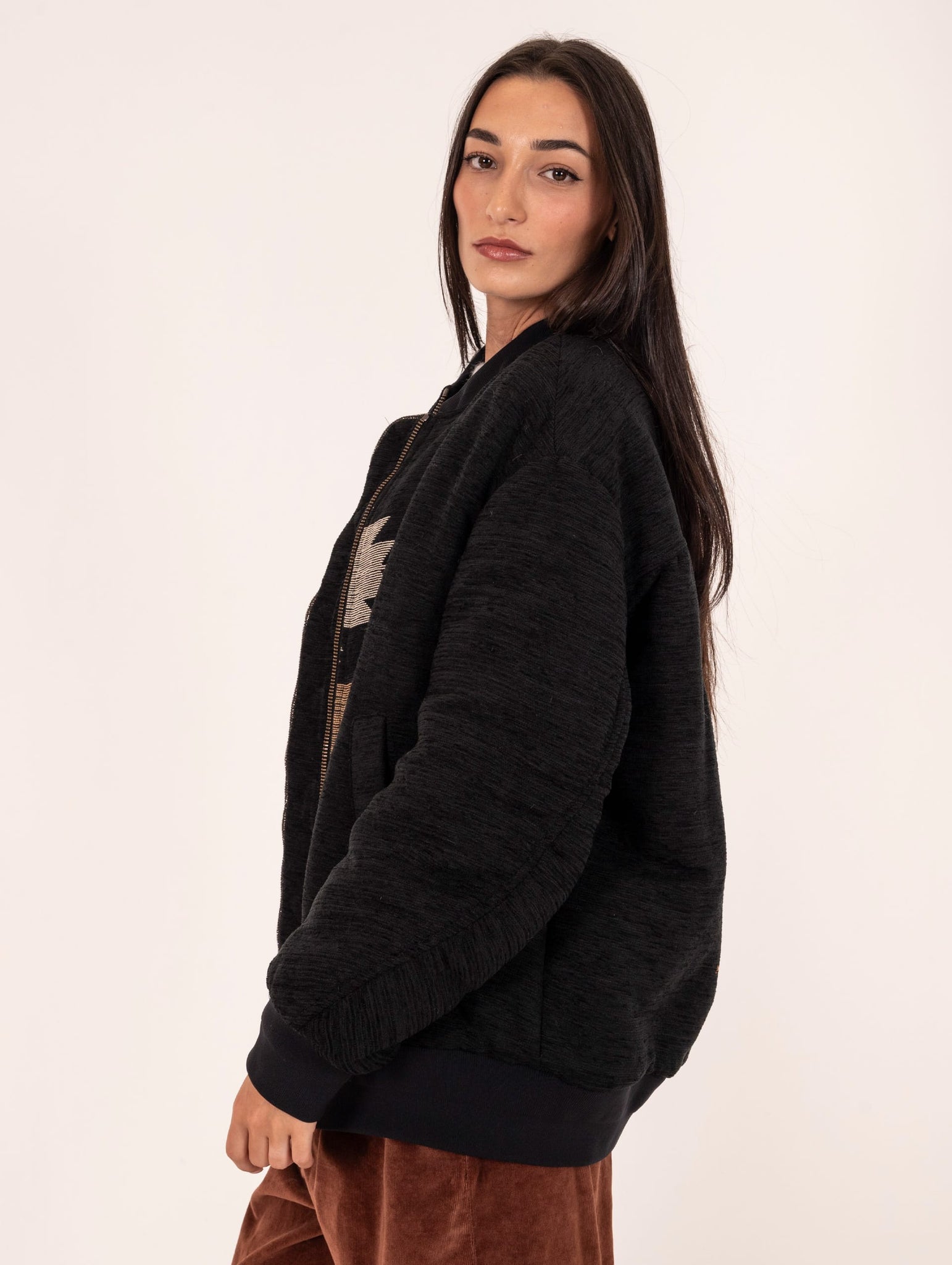 Maxi Bomber Atzeco Bazar Deluxe Nero