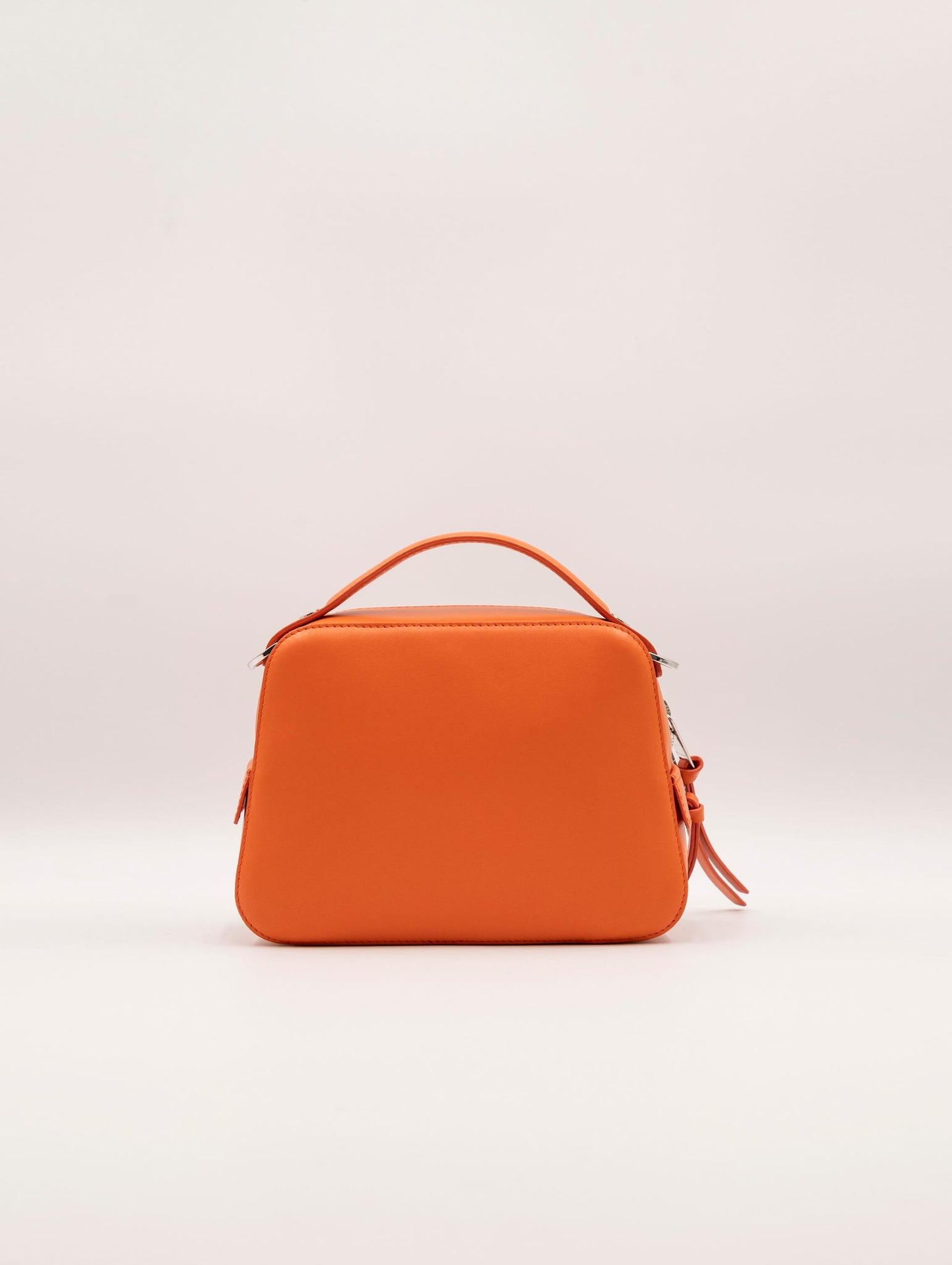 Mini Bag Chéri Vanity Orciani in Pelle Liscia Arancio