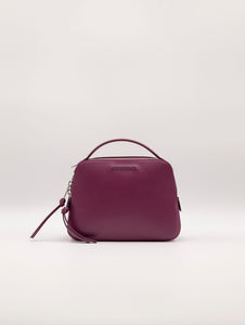 Mini Bag Chéri Vanity Orciani in Pelle Liscia Bordeaux