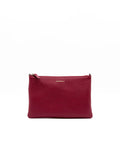 Mini Pochette Coccinelle Best Crossbody in Pelle Scarlet