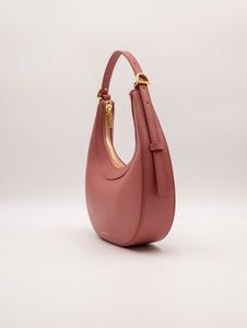 Minibag Coccinelle Whisper in Pelle Martellata Mattone