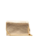 Dandy Minibag Coccinelle aus goldenem genarbtem Leder