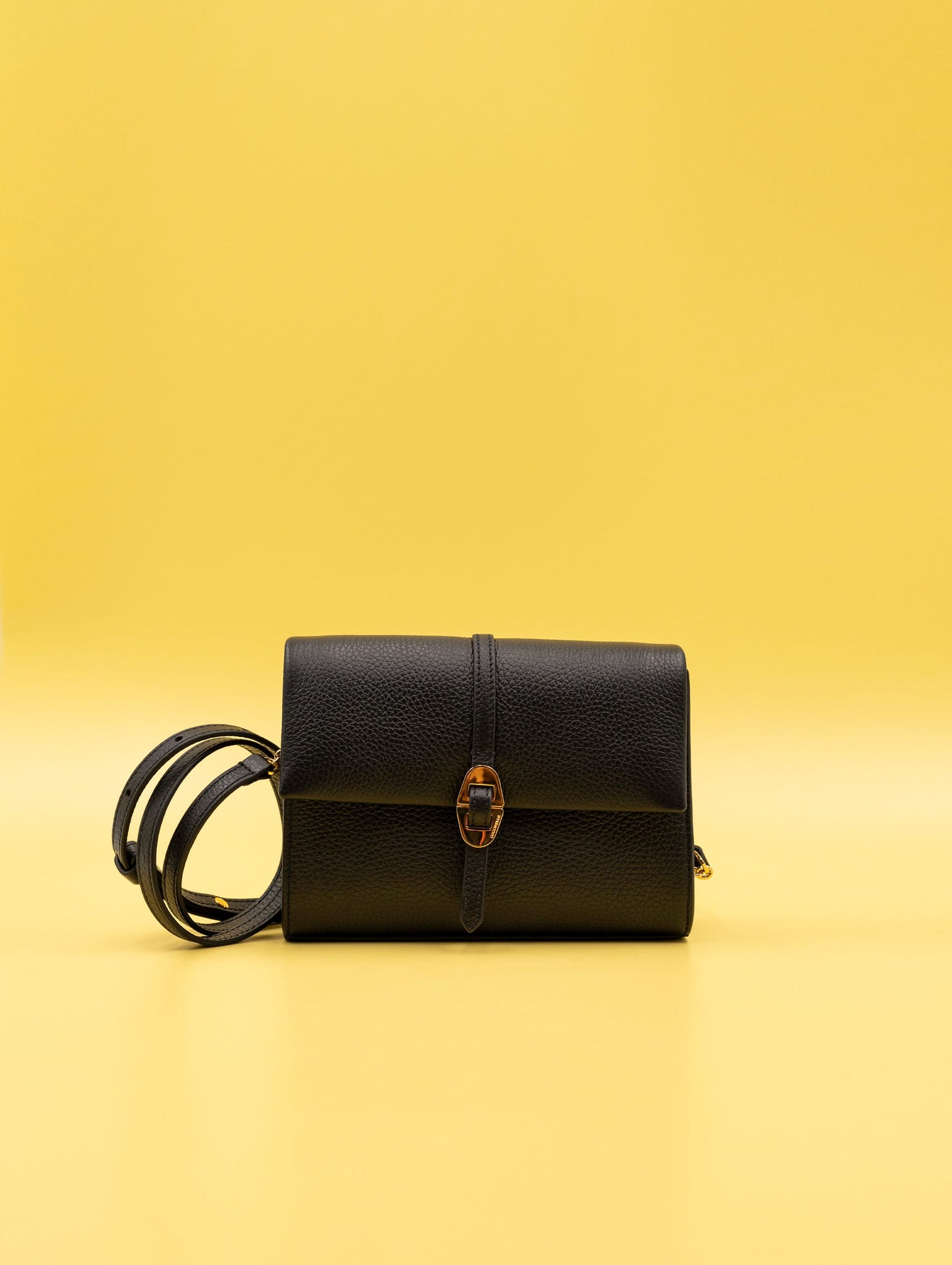 Minibag Dorian Coccinelle in Pelle Nera