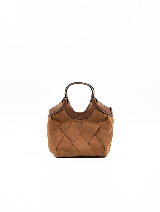 Dua Minibag by Gianni Chiarini in Caramel Suede