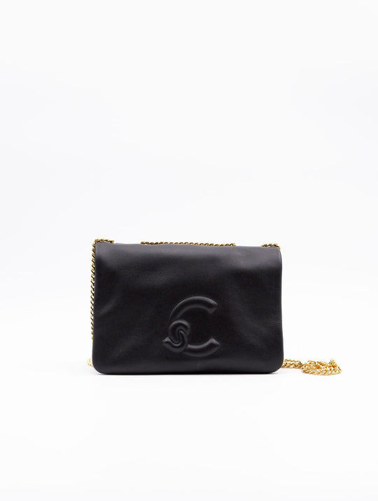 Minibag Dulse Coccinelle in Pelle Nera