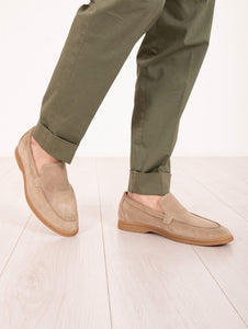 Mocassino Berwick 1707 in Camoscio Beige