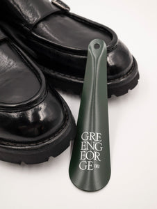 Mocassino Doppia Fibbia Green George in Pelle Nero