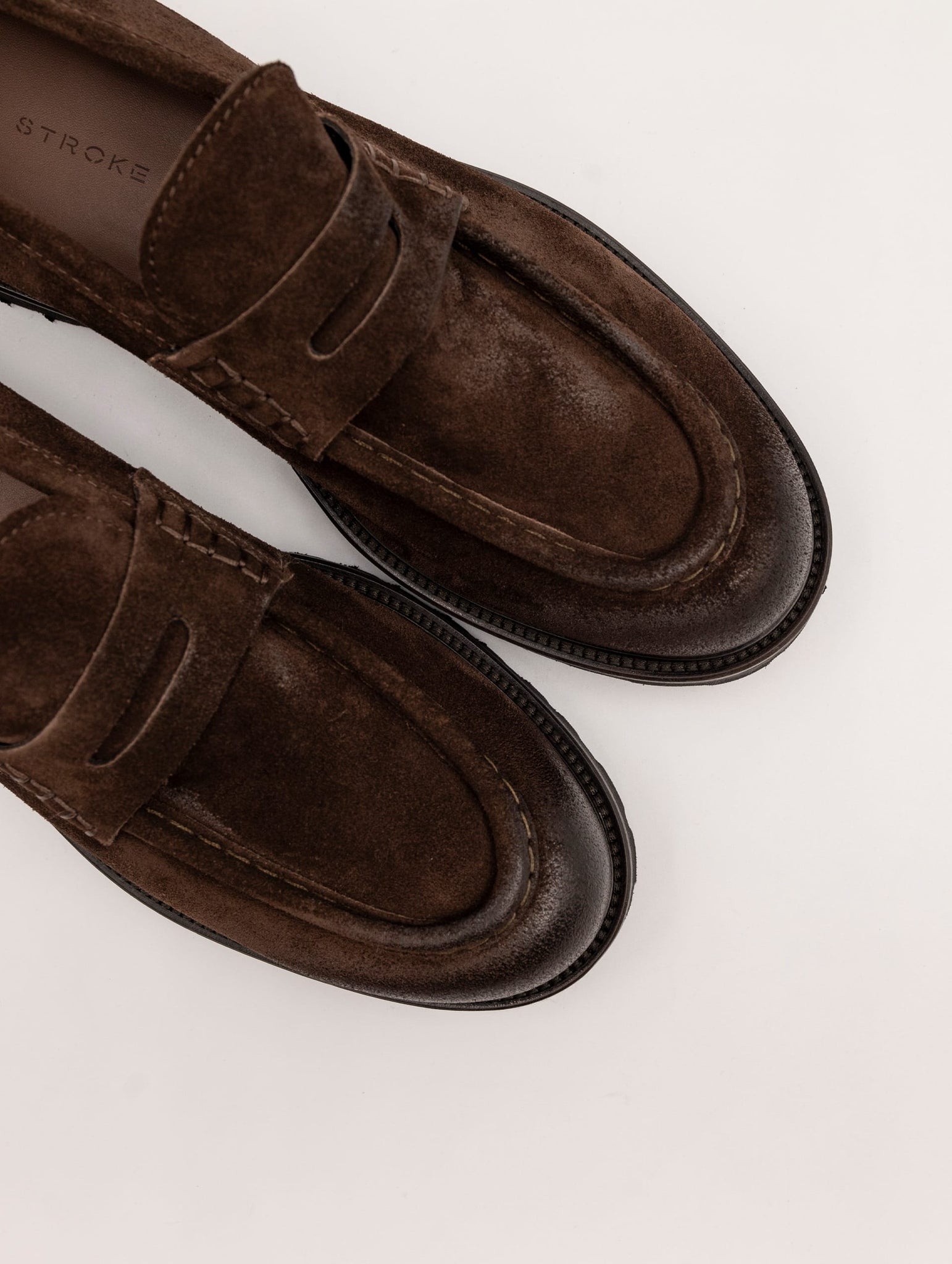 Mocassino Four Stroke in Suede Marrone