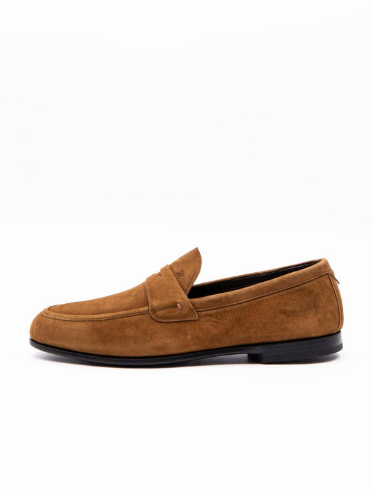 Mocassino Glove Fabi in Camoscio Cognac