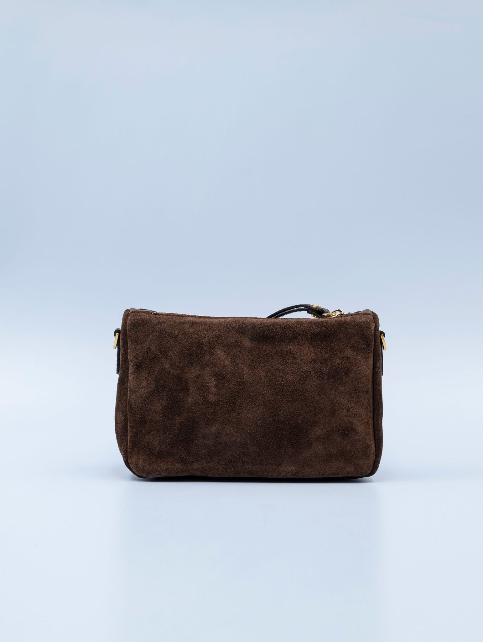 Nora Pouch Gianni Chiarini in Suede Cioccolata