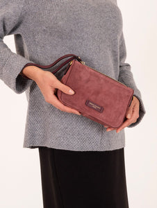 Nora Pouch Gianni Chiarini in Suede Cipolla