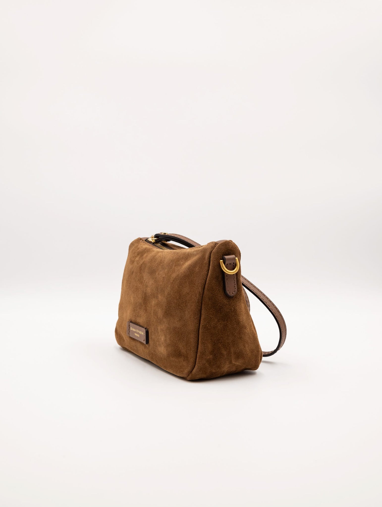 Nora Pouch Gianni Chiarini in Suede Cognac