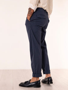 Pantalaccio Eleventy Milano in Lyocell e Cotone Blu