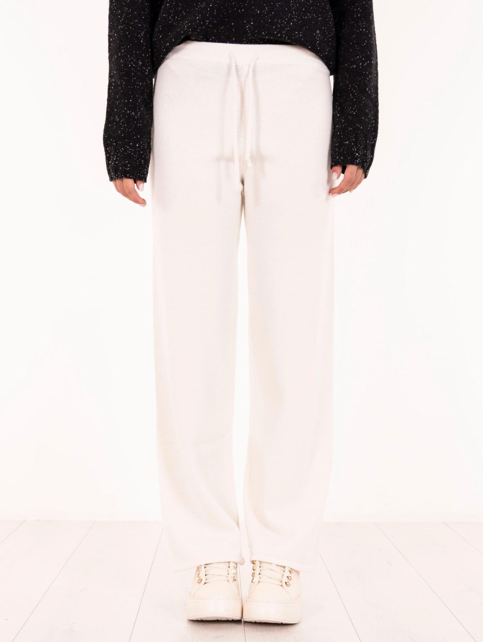 Pantalone Alpha Studio in Pura Lana Geelong Latte