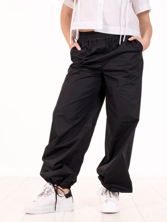 Pantalone Anna Molinari in Cotone Nero