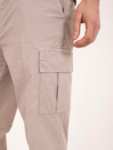 Pantalone Cargo L.B.M. 1911 in Cotone Stretch Beige