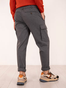 Pantalone Cargo Myths in Misto Viscosa Grigio