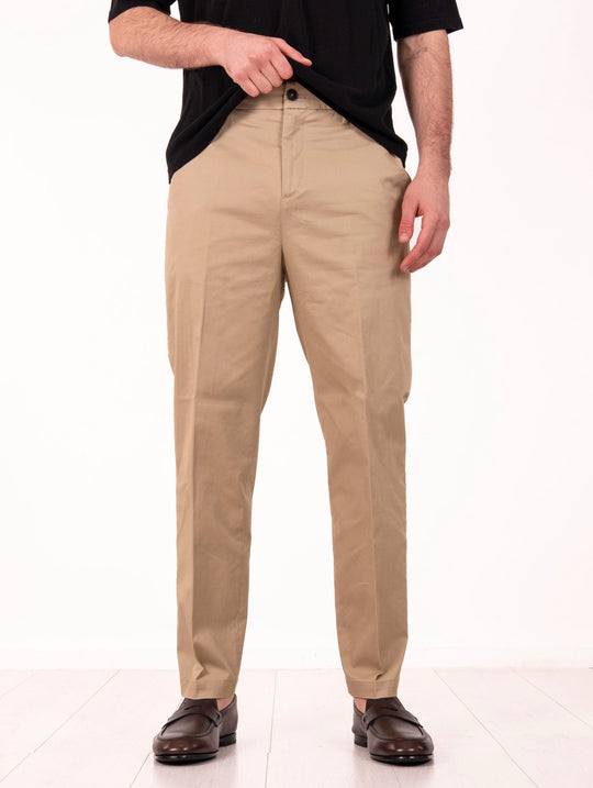 Pantalone Chino Roy Roger's in Cotone Cammello